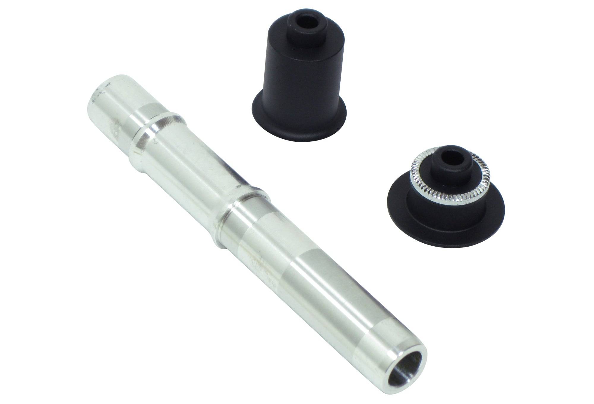 Bontrager Race Lite 130mm OLD rear axle kit for bike hubs, black color, component for bicycle maintenance and replacement.