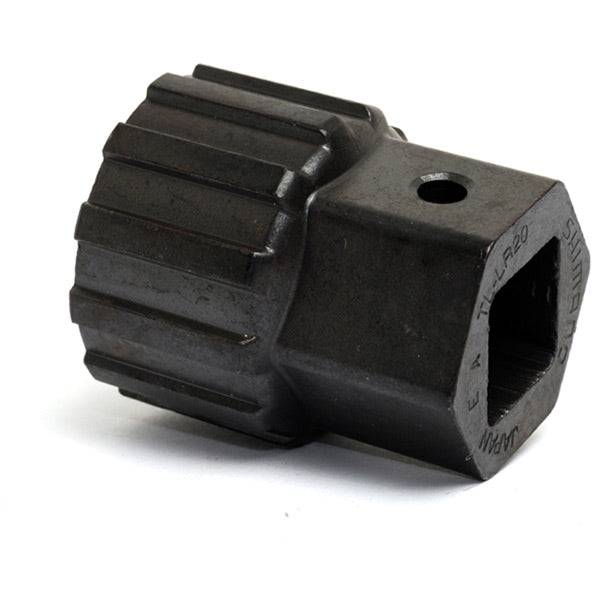 Shimano Workshop Saint oversize disc rotor lockring tool for precise bike brake maintenance and rotor installation.