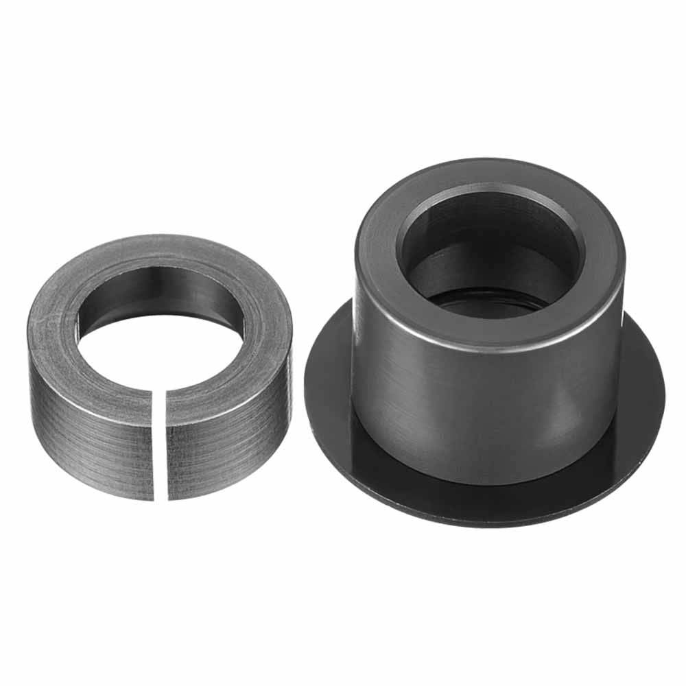 Mavic rear axle adapter QRM Auto 12x142/148/157 for hub spares and quick release, shown on a bicycle wheel component.