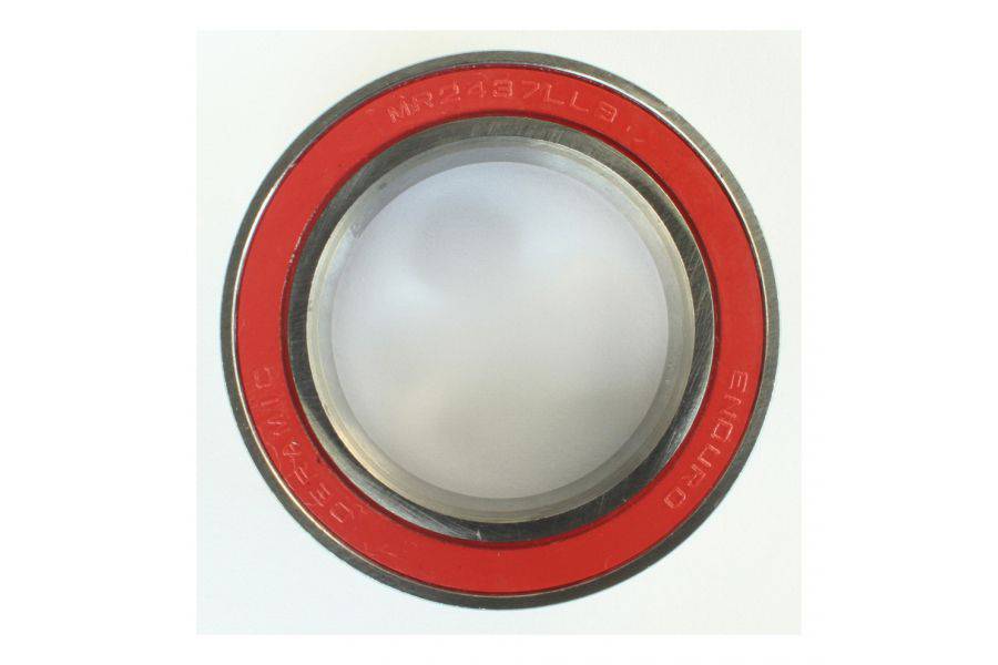 Enduro Bearings MR 2437 LLB ceramic hybrid bearing with low contact seals, 24x37x7mm, for high-performance component applications.