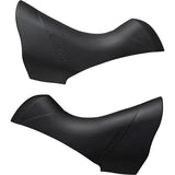 Pair of Shimano ST-R3000 bracket covers for shifters, genuine replacement components for smooth gear shifting.