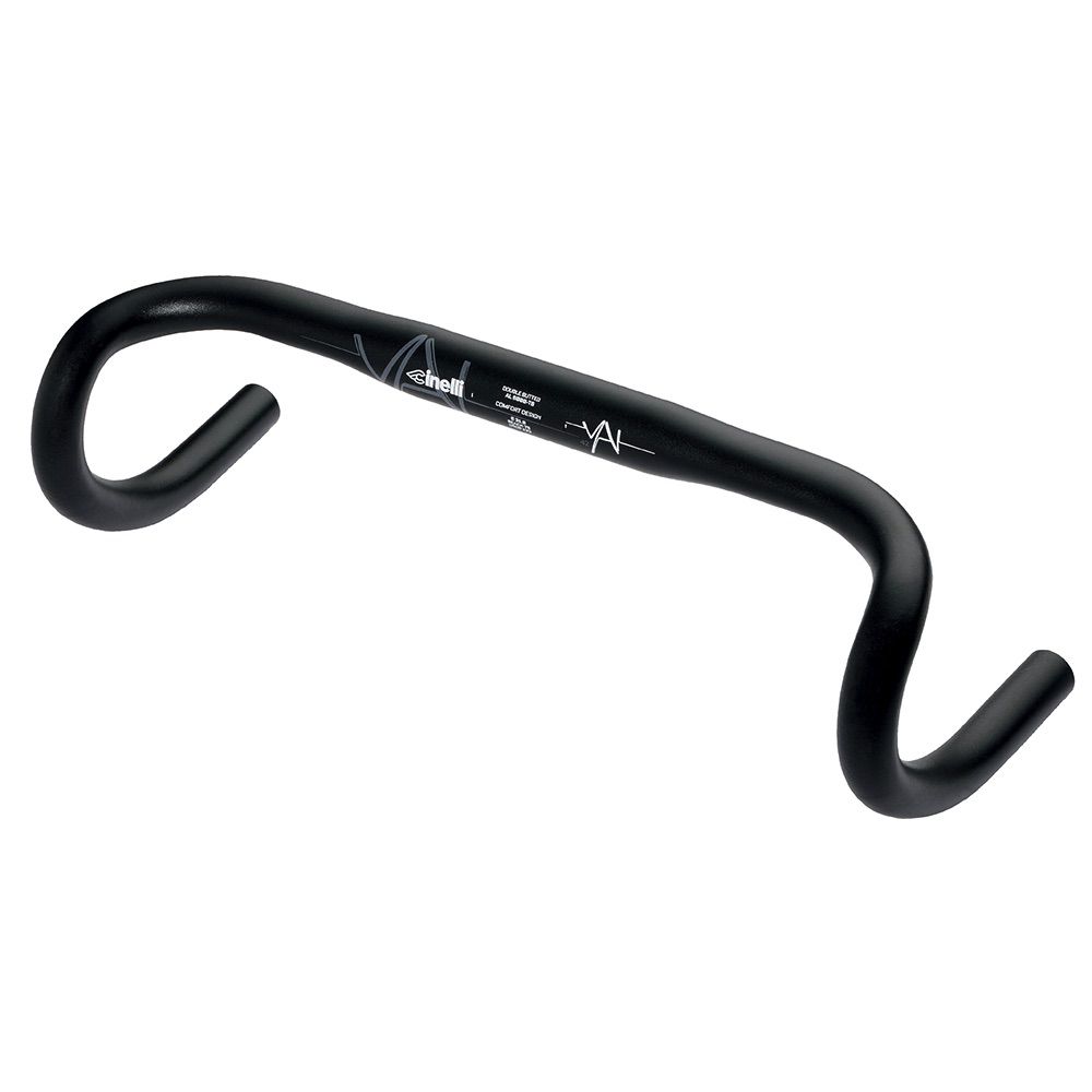 Cinelli Vai Shallow Drop Bars Black 31.8mm