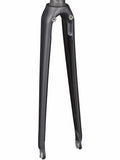 Trek 2018 Emonda SL 5 rim brake road bike fork in matte blue, lightweight component for road cycling.