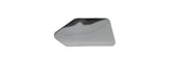 Trek Procaliber SL 29 carbon chainstay strike guard in silver, bike component protecting chainstay from damage.