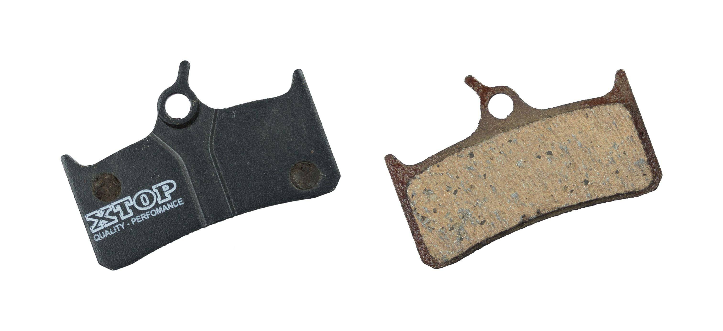 A2Z Shimano BR-M755 disc brake pads compatible with SRAM and Hope Mono M4 mountain bike brake systems.