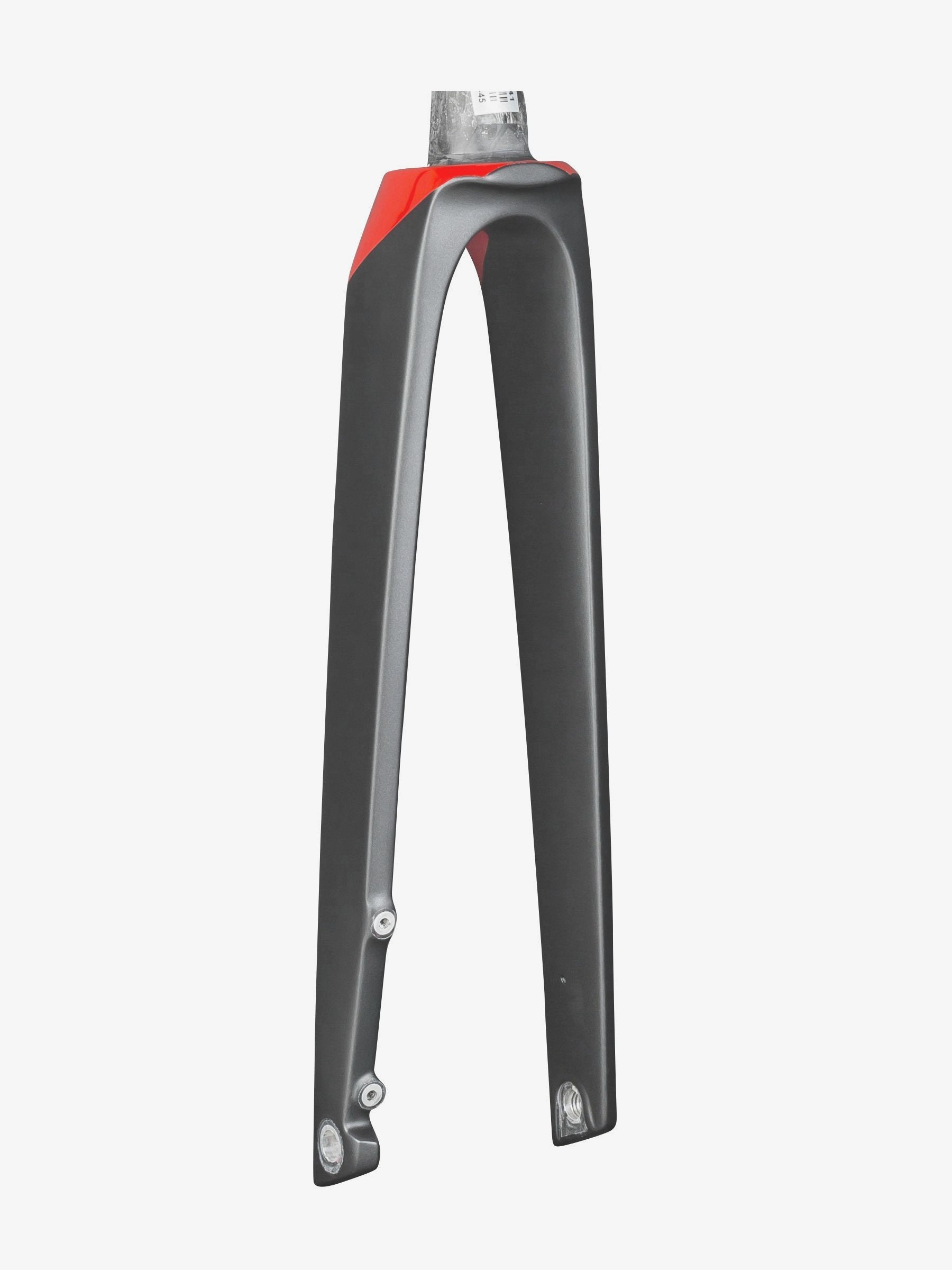 Trek Madone SLR 9 700C disc brake forks for road cycling, showing lightweight carbon construction and precise fork design.