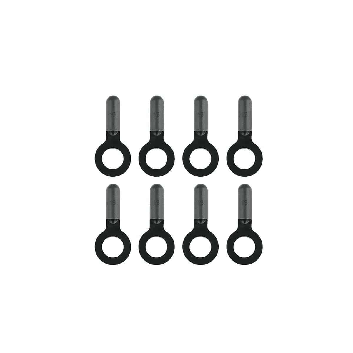 Set of 8 SKS replacement fixed stay end caps for fixed bridge mudguards, bicycle accessories to secure mudguard stays.
