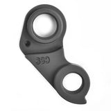 Wheels Manufacturing replaceable derailleur hanger dropout 399 for M12x1 axles, bicycle component, metal part for bike frame.