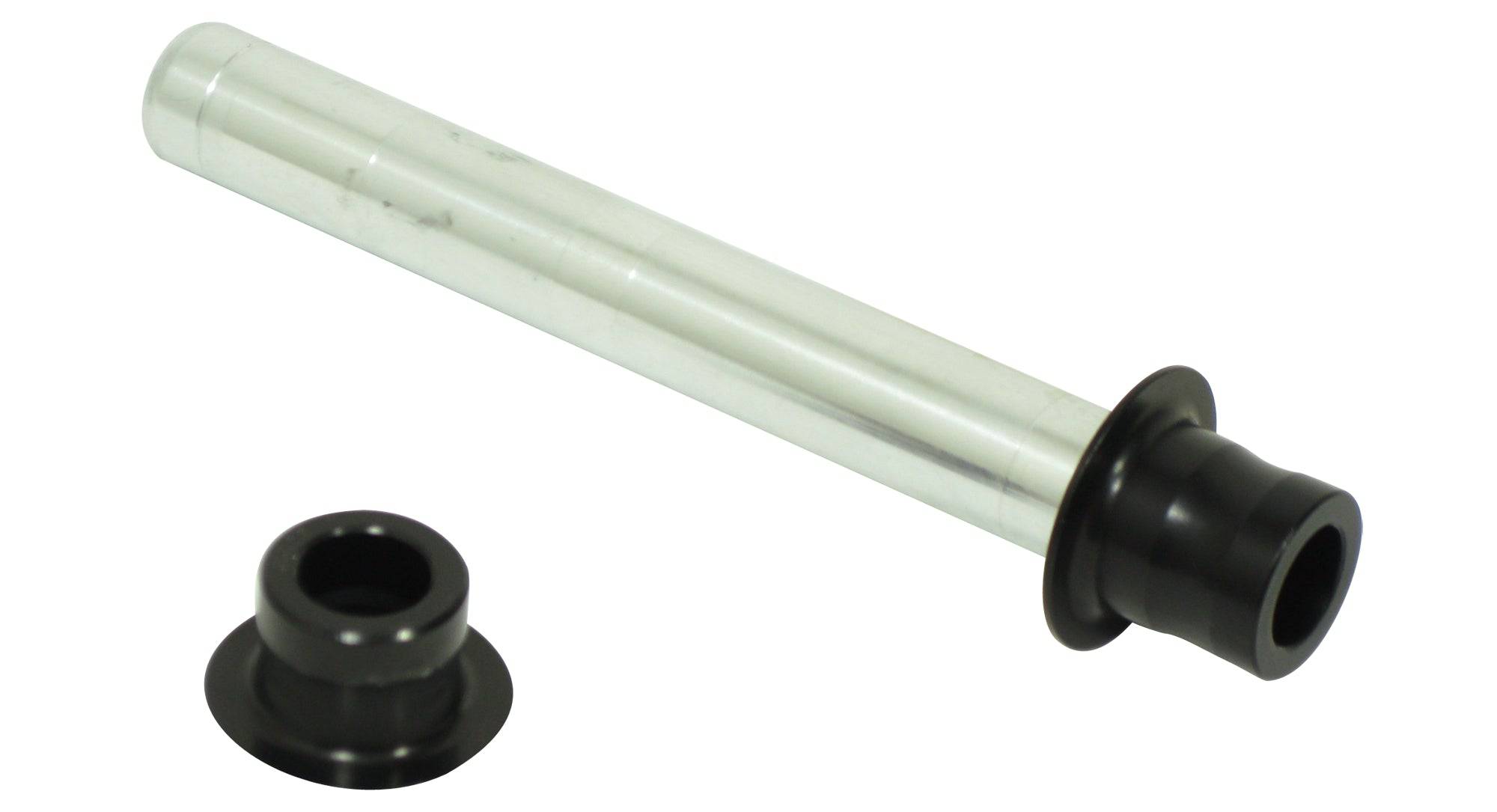 Bontrager Rhythm Pro rear hub axle kit for 142mm OLD spacing, bike component replacement part with metal axle and threading.