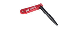 Bontrager DT Swiss Aerolite bladed spoke holder tool in black, designed for wheel building with 0.8mm-1mm spokes.