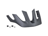 Bontrager Blaze WaveCel bike helmet replacement visor showing clear plastic shield with attachment clips
