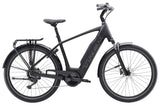 Trek Verve+ 3 electric hybrid bike with Bosch pedal-assist system and smart connectivity, shown from a side view with a sleek frame.