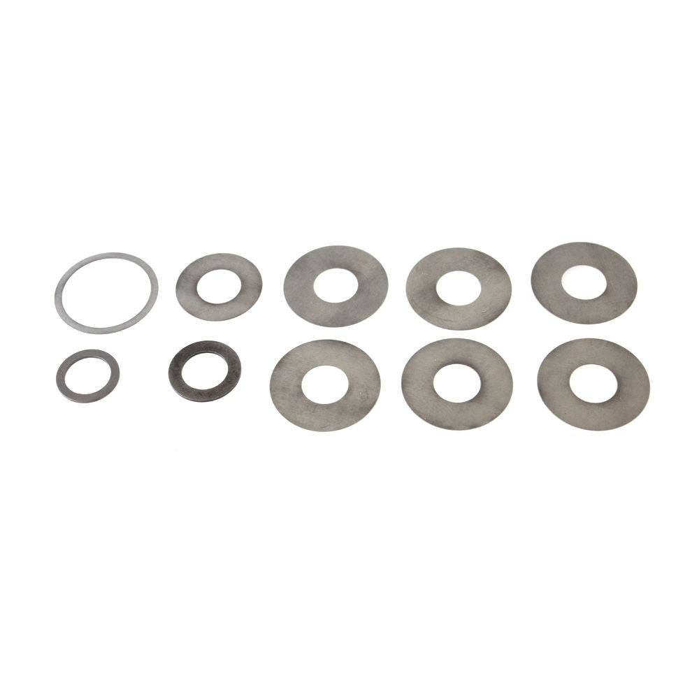 Fox Shock DPX2 2018 digressive rebound valve stack assembly for Fox mountain bike shock components, showing detailed internal parts.