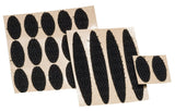 Black Bontrager helmet Velcro dot kit for secure fastening, replacement accessory for Bontrager helmets.