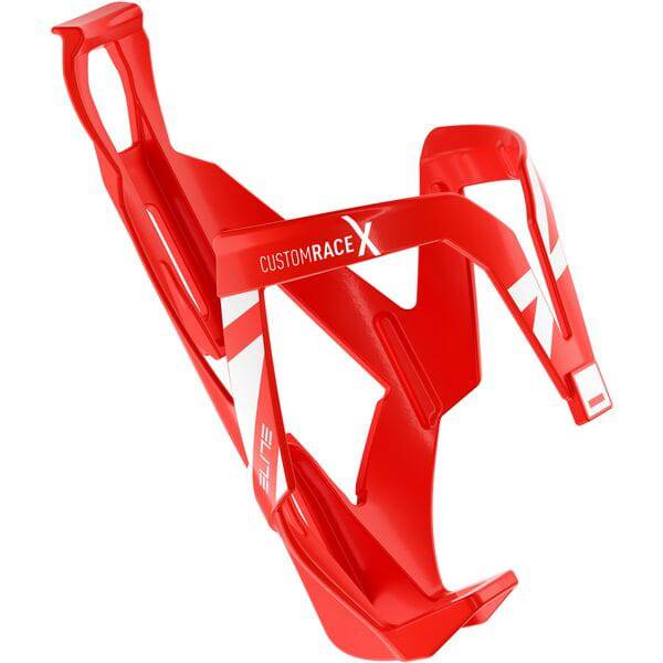 Elite Cages Custom Race X resin bike bottle cage, lightweight cycling accessory, designed for secure hydration on the bike.