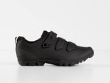 Bontrager Quantum Road Shoes showing durable, breathable cycling shoes with secure fit and sleek design for road cycling.