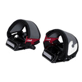 Cinelli Kink Toe Straps with reflective buckles, bike components for secure pedal fit, shown on a bicycle pedal.