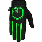 Fist Handwear fluoro green gloves with durable grip for wet and dry use, suitable for various outdoor activities.