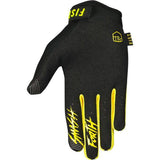 Fist Handwear yellow fluor gloves with Clarino palm for enhanced grip and comfort, designed for active outdoor or sports use.