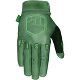 Fist Handwear Stocker gloves for BMX, MTB, scooter, and motocross, black and red riding gloves for adults, durable protective gear.