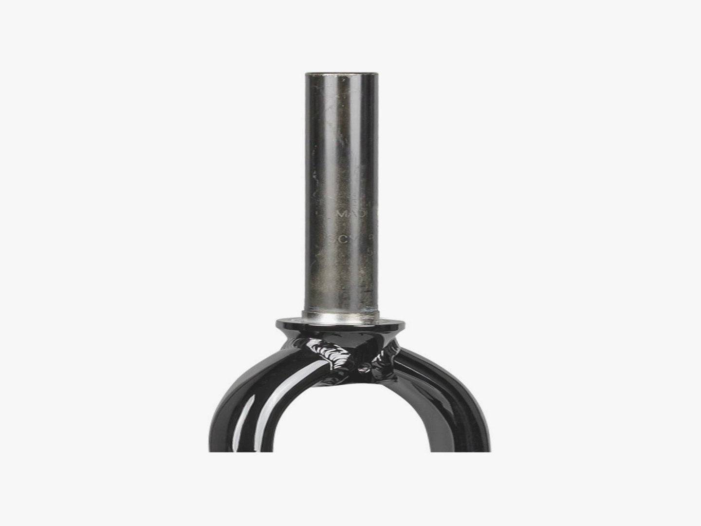 Trek Wahoo 26-inch kids' MTB fork in black finish, rigid 165mm steering component for mountain bikes.