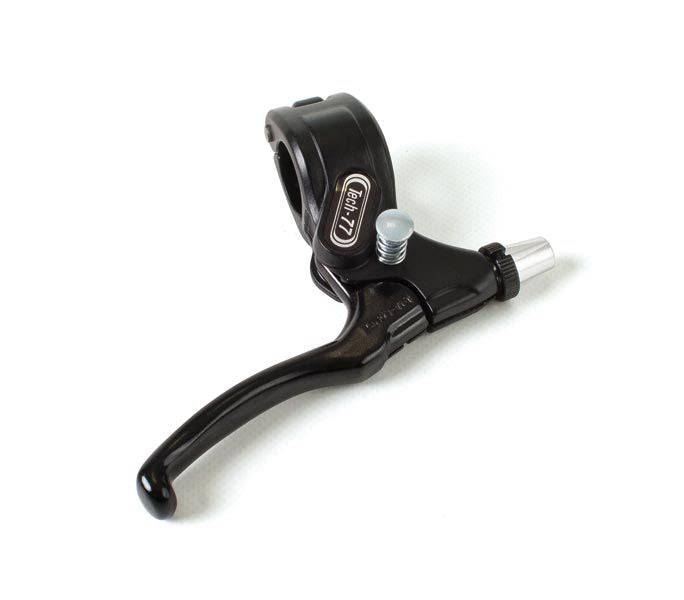 Dia-Compe 182S-V2 BMX brake lever with lock, suitable for sidepull and center pull calipers, close-up of the component.