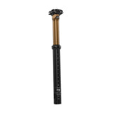 FOX Transfer SL Factory dropper seatpost for gravel and XC racing, shown with multiple travel options, durable mountain biking component