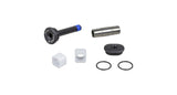 Trek Supercaliber 29 mid-strut anti-rotation hardware kit for suspension upgrade, shown in close-up detail.