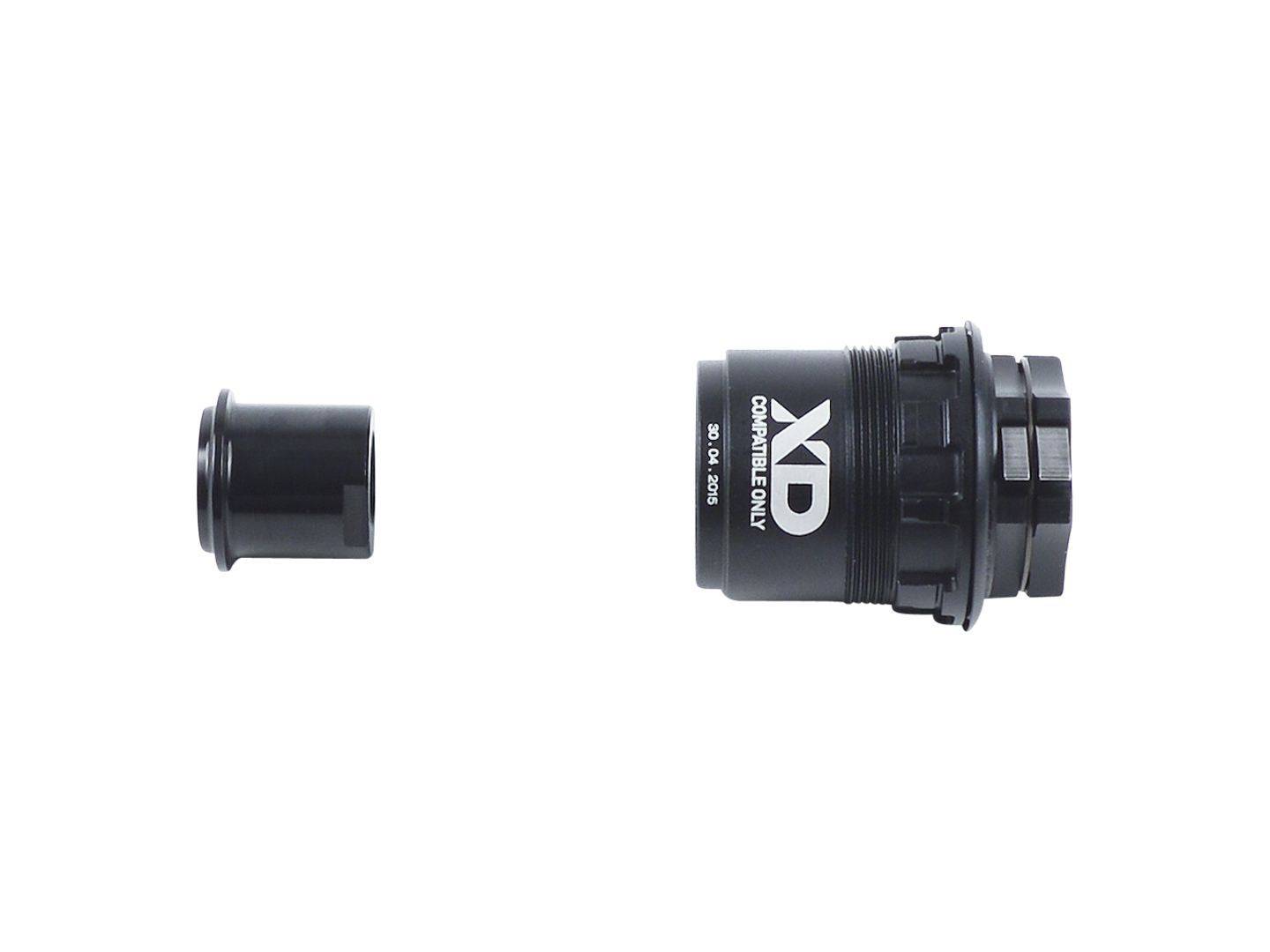 Bontrager Duster Elite XD driver body for 11/12-speed cassettes, compatible with 142/148mm OLD, black mountain bike component