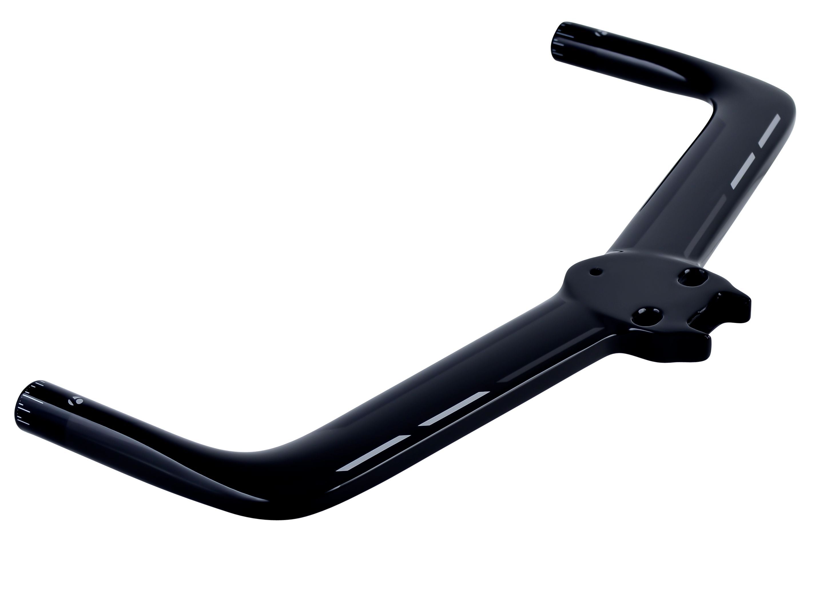 Trek Bontrager Speed Concept Base UCI legal aerodynamic black bike handlebar, 420mm, designed for racing bikes.