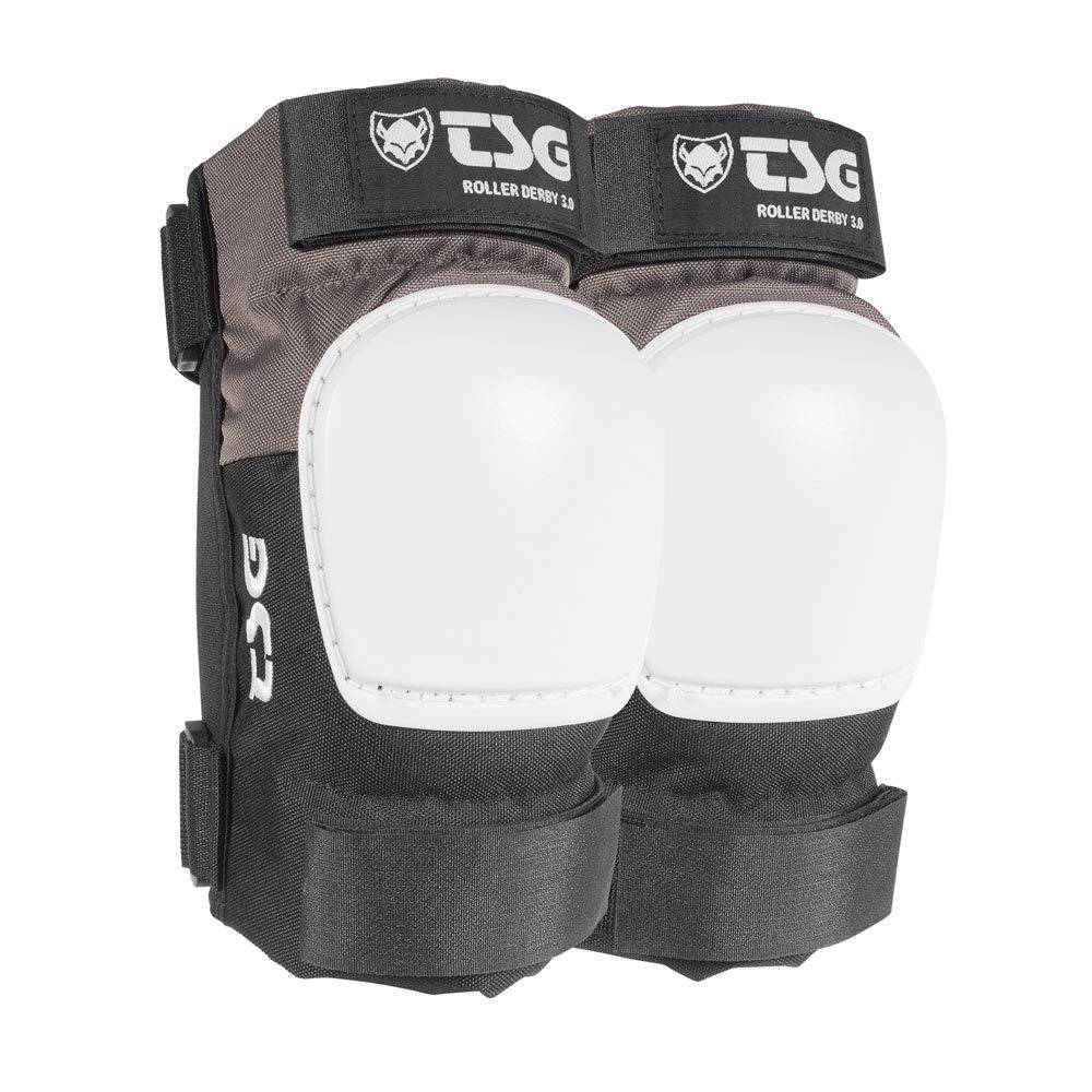 TSG Roller Derby 3.0 elbow protection pads with secure velcro straps, designed for safety and comfort during skating.
