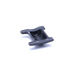 Fox Doss Seatpost Lower Saddle Clamp component for secure bike saddle fit, shown in black metal with mounting hardware.