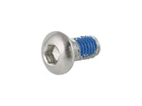 Silver Bontrager Electra M3 x 10mm button head bolt for bike frames and accessories, showing the threaded bolt with a smooth finish.
