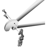 Durable aluminium M Part gear hanger for bikes, compatible with various brands, shown mounted on a bicycle component.