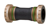 FSA BB-6000 Gossamer MegaExo bottom bracket with 68mm shell and double O-ring seal, showcasing the sealed bearing design.