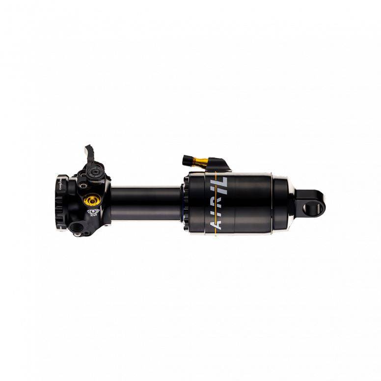 Cane Creek Dbair IL G2 rear shock with 4-way adjustable damping and climb switch for mountain bike suspension.