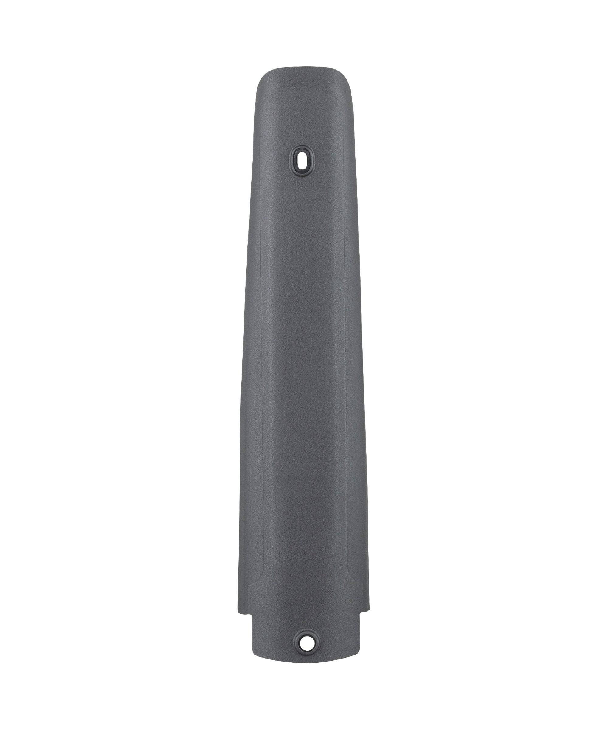 Black aluminum Trek Fuel EX 29 upper downtube armor for 2023 mountain bike frame protection on Trek components