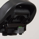 Urban Iki Junior Seat MIK HD child bike seat in Bincho Black, showing foldable design and padded safety features.