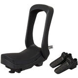 Urban Iki Junior Seat AVS+ child bike seat in Bincho Black, foldable, secure, weather-resistant accessories for bikes.