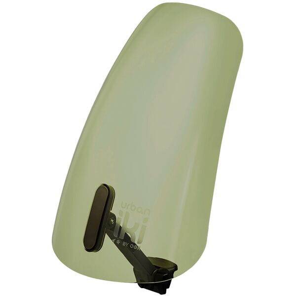 Urban Iki front seat windscreen with Suiboku Grey tinted shield providing wind and glare protection for bike accessories.