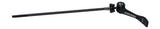 Black Bontrager ABP Race rear skewer for Trek ABP suspension bikes, 197mm, showcasing the component's sleek design and quick-release mechanism.