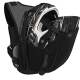 OGIO BAJA 2L hydration pack with insulated cooler and expandable storage, shown with adjustable straps and multiple compartments.