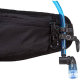 OGIO Ripper 1.5L hydration pack in black with insulated cooler fabric and multiple storage pockets, designed for outdoor activities.