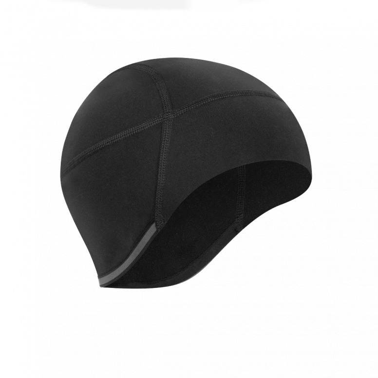 Black MET Winter Cap, a warm, universal fit clothing accessory compatible with MET helmets, shown in the image.