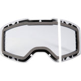 Clear replacement lens for Oneal B-33 Roll Off Goggles with anti-fog and UV protection, designed for motocross or off-road riding.