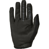 Oneal MAYHEM men's motocross gloves, breathable and flexible, showing close-up of black gloves with textured palms and adjustable wrist straps.