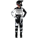 Oneal ELEMENT Warhawk V24 motorsports pants with adjustable waistband and durable protective padding, designed for riding comfort.