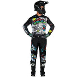 Youth motocross pants by Oneal, Element Rancid V24 model, featuring adjustable waistband and durable motocross clothing design.