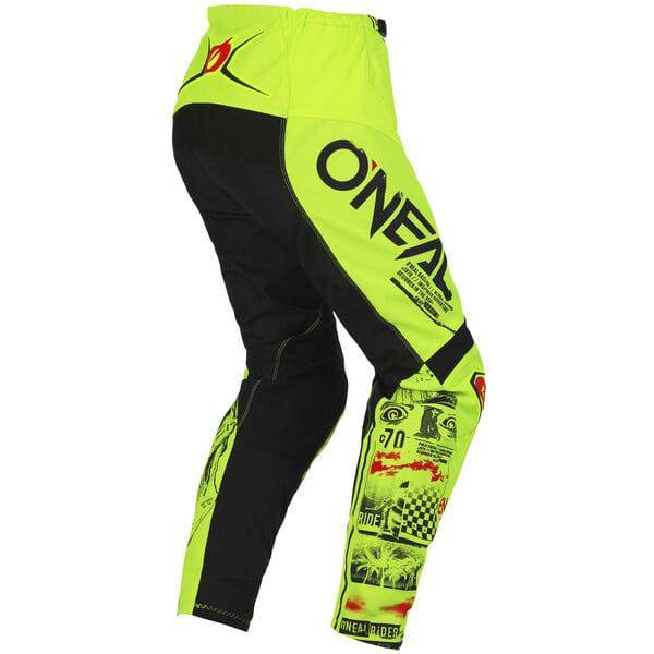 Youth Oneal ELEMENT Attack V.23 pants with durable fabric and protective padding for mountain biking and motorsport activities.