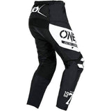 Oneal ELEMENT Warhawk V24 motorsports pants with adjustable waistband and durable protective padding, designed for riding comfort.